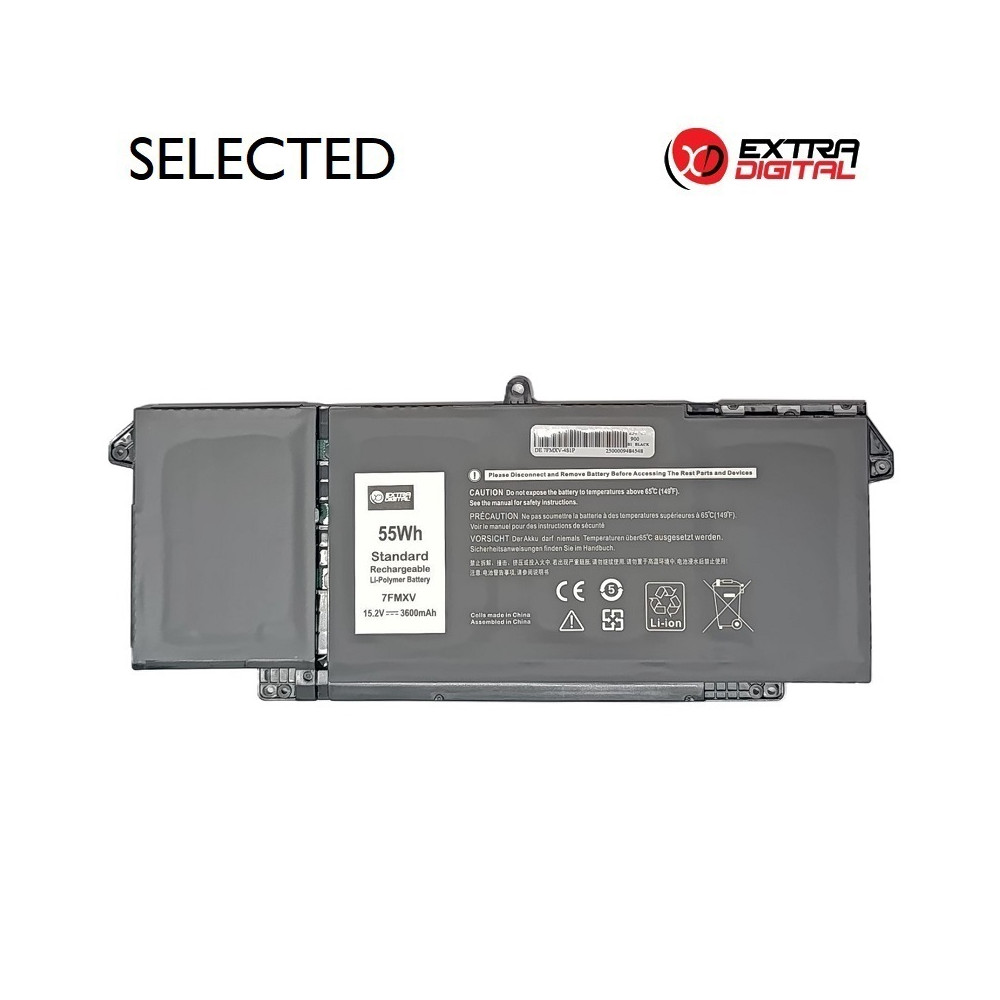 Nešiojamo kompiuterio baterija DELL 7FMXV, 3600mAh, Extra Digital Selected