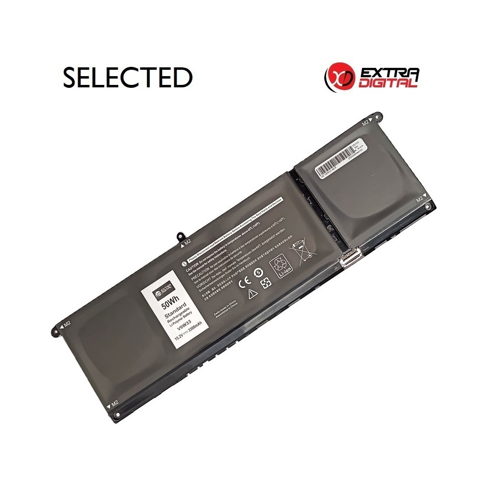 Nešiojamo kompiuterio baterija DELL G91J0, 3300mAh, Extra Digital Selected