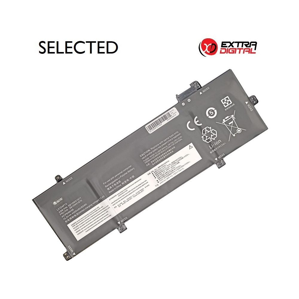 Notebook baterija,LENOVO L21D4P73, 4300 mAh, Extra Digital Selected