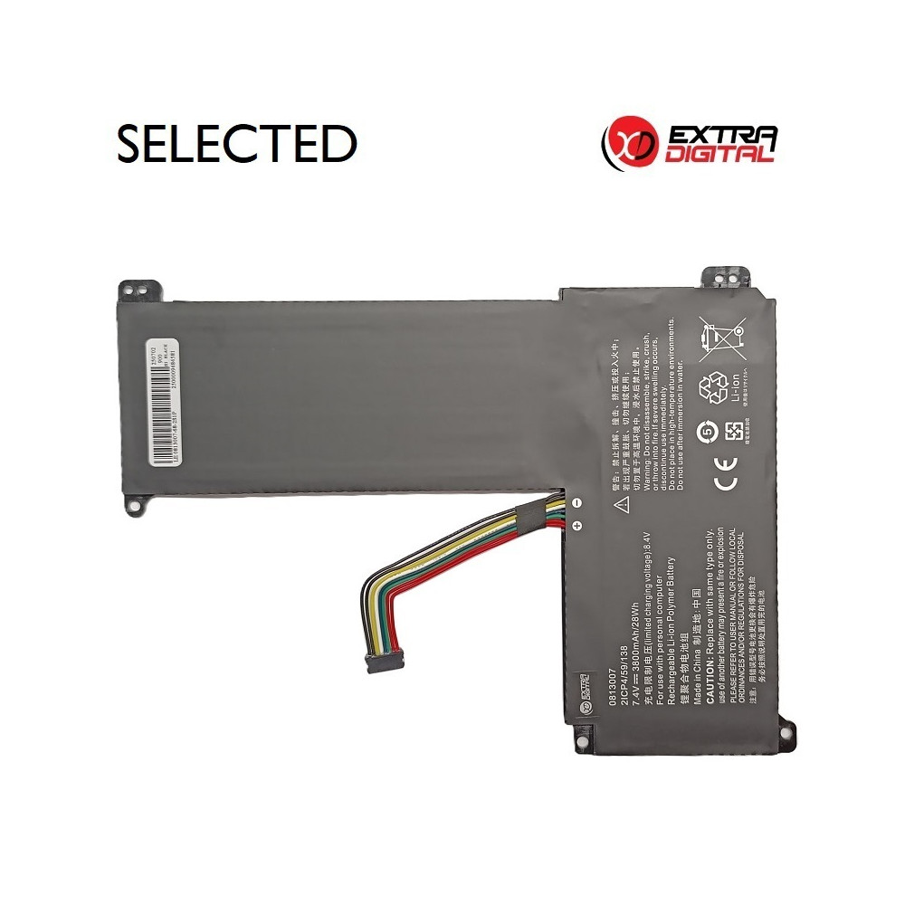 Notebook baterija, LENOVO 0813007, 3800 mAh, Extra Digital Selected