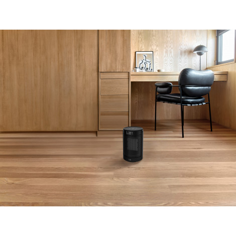 Mill FH1500BLACK | Ceramic fan heater | 1500 W | Suitable for rooms up to 22 m | Black