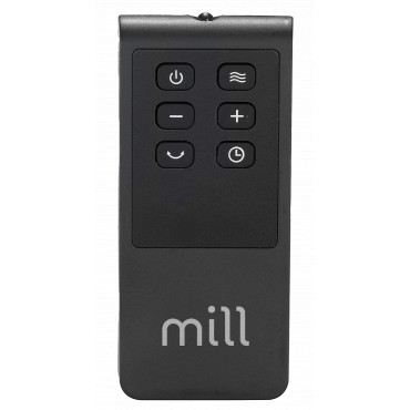 Mill FH1500BLACK | Ceramic fan heater | 1500 W | Suitable for rooms up to 22 m | Black