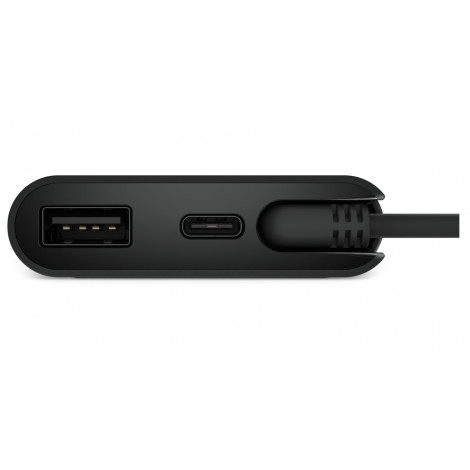 Dell | Pro 4-in-1 USB-C Travel Hub - DA225 | 470-BFBN | HDMI ports quantity 1