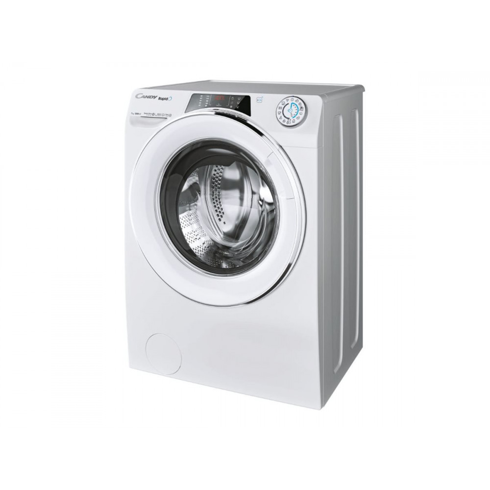 Candy RO41274DWMCT/1-S Washing Machine, A, Front loading, Depth 40 cm, 7 kg, White | Candy