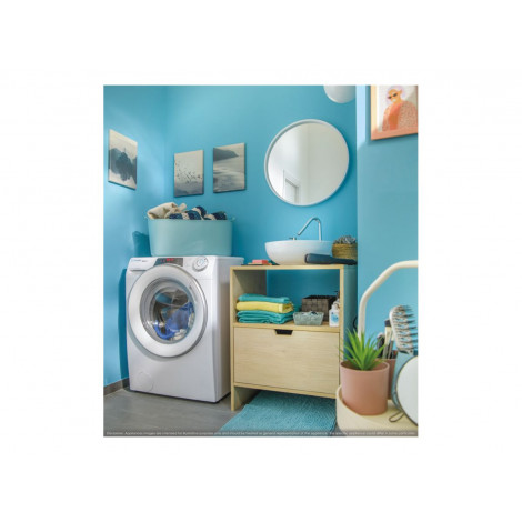 Candy RO41274DWMCT/1-S Washing Machine, A, Front loading, Depth 40 cm, 7 kg, White | Candy