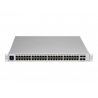Ubiquiti | UniFi Switch | USW-PRO-48-POE | Managed L3 | Rackmountable | Gigabit Ethernet (copper) ports quantity 48 | SFP+ ports