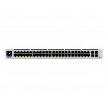 Ubiquiti | UniFi Switch | USW-PRO-48-POE | Managed L3 | Rackmountable | Gigabit Ethernet (copper) ports quantity 48 | SFP+ ports