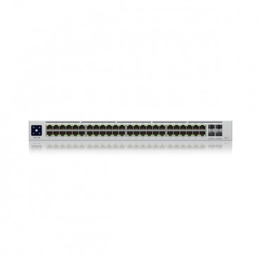 Ubiquiti | UniFi Switch | USW-PRO-48-POE | Managed L3 | Rackmountable | Gigabit Ethernet (copper) ports quantity 48 | SFP+ ports