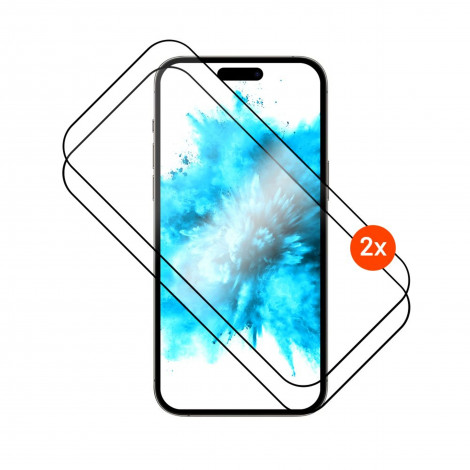 Fixed Screen protector | Apple | iPhone 17 Pro | Tempered glass | Black | Full Cover 2.5D