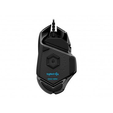 Logitech G502 Hero Wired Gaming Mouse, Black