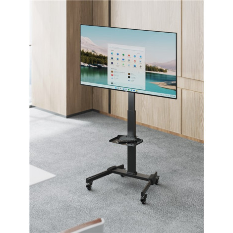 Goobay 59507 TV Presentation Stand Basic (Size L), Black