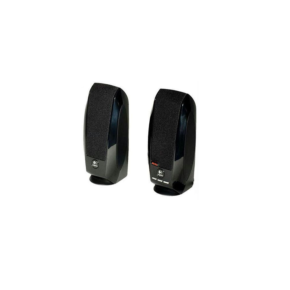 Logitech LGT-S150 Black 2.0 Stereo Speakers Total RMS power: 1.2 watts RMS (0.6 watts per satellite) W
