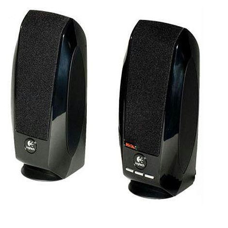 Logitech LGT-S150 Black 2.0 Stereo Speakers Total RMS power: 1.2 watts RMS (0.6 watts per satellite) W