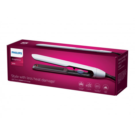 Philips | Hair Straitghtener | BHS520/00 | Warranty 24 month(s) | Ceramic heating system | Ionic function | Display LED | Temper