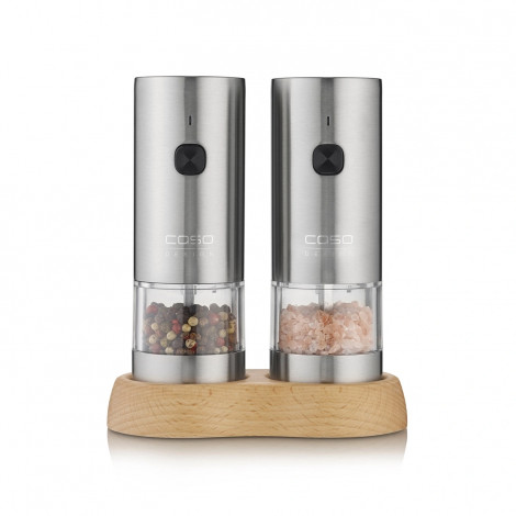 Caso Salt and Pepper Grinder | SpiceDuo | Electric | Housing material Stainless steel | Lithium