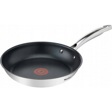 TEFAL Pan | G7320434 Duetto+ | Frying | Diameter 24 cm | Suitable for induction hob | Fixed handle | Black/Silver