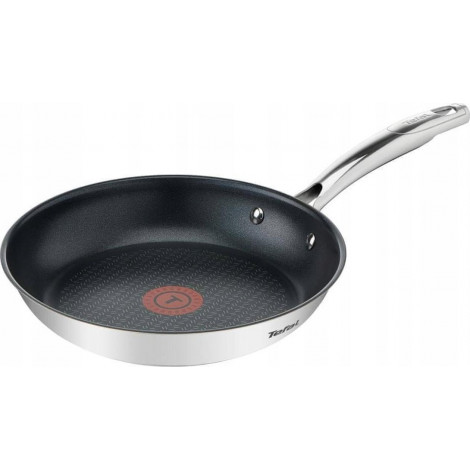 TEFAL Pan | G7320434 Duetto+ | Frying | Diameter 24 cm | Suitable for induction hob | Fixed handle | Black/Silver