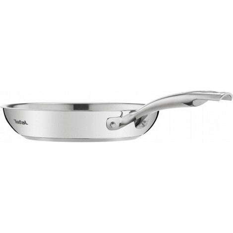 TEFAL Pan | G7320434 Duetto+ | Frying | Diameter 24 cm | Suitable for induction hob | Fixed handle | Black/Silver