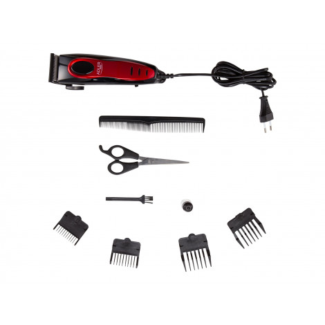Adler | Hair clipper | AD 2825 | Corded | Red
