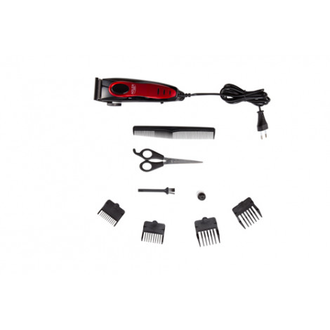 Adler | Hair clipper | AD 2825 | Corded | Red