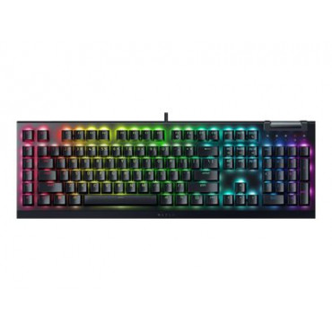 Razer | Mechanical Gaming Keyboard | BlackWidow V4 X | Mechanical Gaming Keyboard | Wired | US | Black | Yellow Mechanical Switc