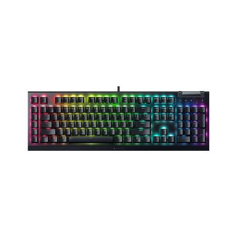 Razer | Mechanical Gaming Keyboard | BlackWidow V4 X | Mechanical Gaming Keyboard | Wired | US | Black | Yellow Mechanical Switc