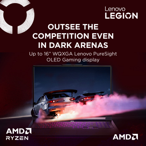 Lenovo Legion Pro 7 16AFR10H | Eclipse Black | 16 " | OLED | WQXGA | 2560 x 1600 pixels | Glossy | AMD Ryzen 9 | 9955HX | 32 GB 