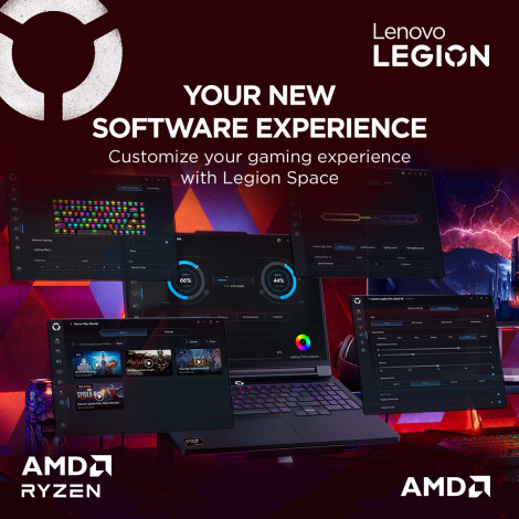 Lenovo Legion Pro 7 16AFR10H | Eclipse Black | 16 " | OLED | WQXGA | 2560 x 1600 pixels | Glossy | AMD Ryzen 9 | 9955HX | 32 GB 