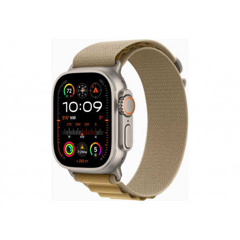 Apple Smart watch | GPS (satellite) | Always-On Retina display | 49mm | Natural Titanium