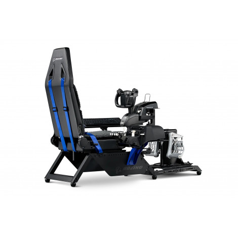 Next Level Racing Boeing Commercial Edition Flight Simulator | Blue highlights