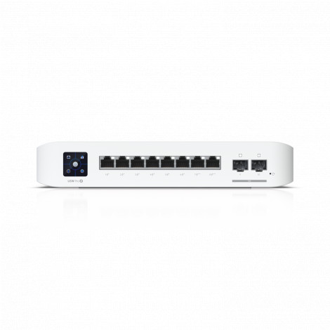 Ubiquiti Unifi Switch Pro 8 PoE | USW-PRO-8-POE | Managed L3 | Desktop/Wall-mountable | SFP+ ports quantity 2 | Power supply typ