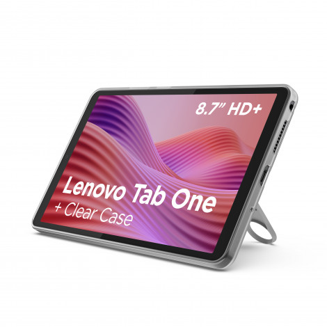 Lenovo Tab One (without power adapter) | 8.7 " | Luna Grey | IPS | 1340 x 800 pixels | MediaTek | Helio G85 | Soldered LPDDR4x G