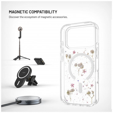 Fixed MagBloom | Back cover | Apple | iPhone 17 Pro | TPU | Blush Plum