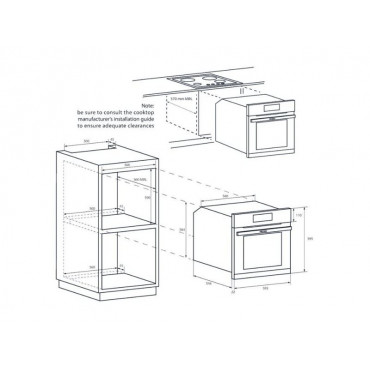 Haier HWO60SM2B9BH Built in Oven, A+, Capacity 70 L, Black | Haier