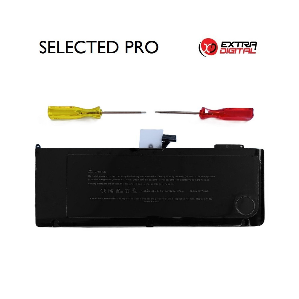 Nešiojamo kompiuterio baterija skirta A1382, 7200mah, Extra Digital Selected Pro