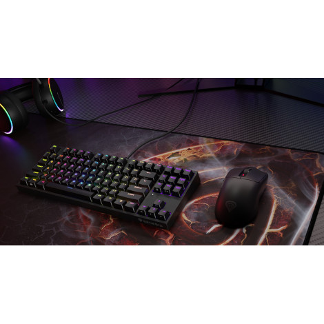 Genesis ZIRCON 500 G2 | Wireless/Wired | Gaming Mouse | 2.4 GHz, Bluetooth, USB | Black