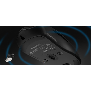 Genesis ZIRCON 500 G2 | Wireless/Wired | Gaming Mouse | 2.4 GHz, Bluetooth, USB | Black