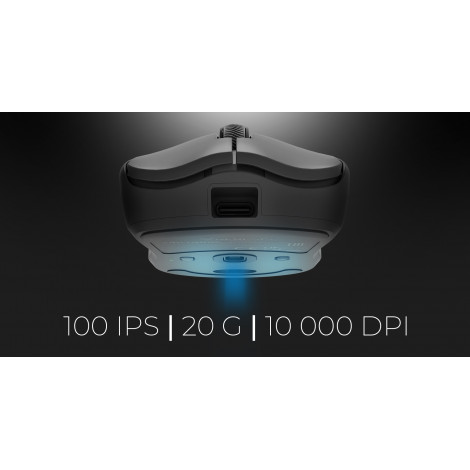 Genesis ZIRCON 500 G2 | Wireless/Wired | Gaming Mouse | 2.4 GHz, Bluetooth, USB | Black