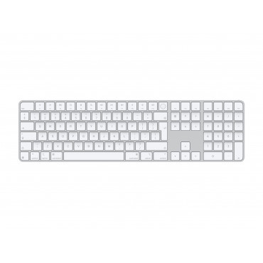 Apple Magic Keyboard with Touch ID and Numeric Keypad | Keyboard | Wireless | English | White