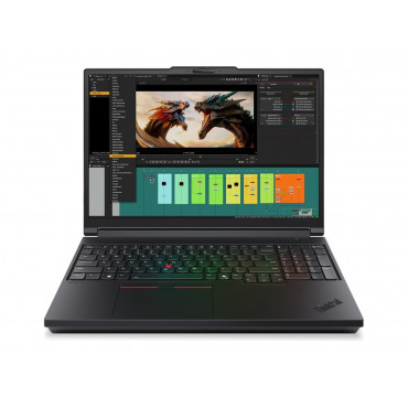 Lenovo ThinkPad P16 G3 | Black | 16 " | IPS | WUXGA | 1920 x 1200 pixels | Anti-glare | Intel Core Ultra 7 | 265HX | 64 (2x32) G
