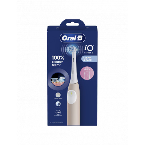 Oral-B Electric Toothbrush | iO2 | Rechargeable | For adults | Number of brush heads included 1 | Number of teeth brushing modes