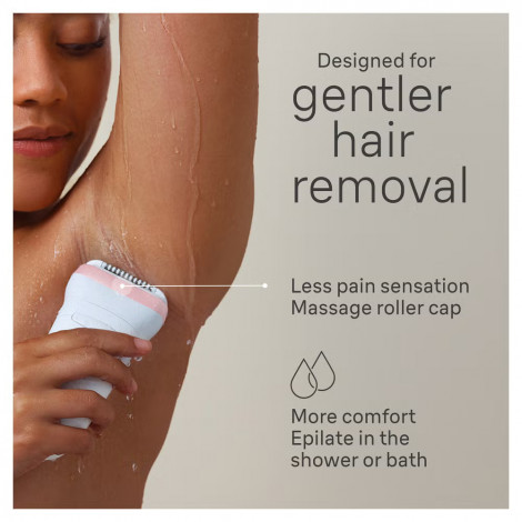 Braun | Epilator | Silk-épil Series 7 7-060 | Operating time (max) 40 min | Number of power levels 1 | Wet & Dry | White/Pink
