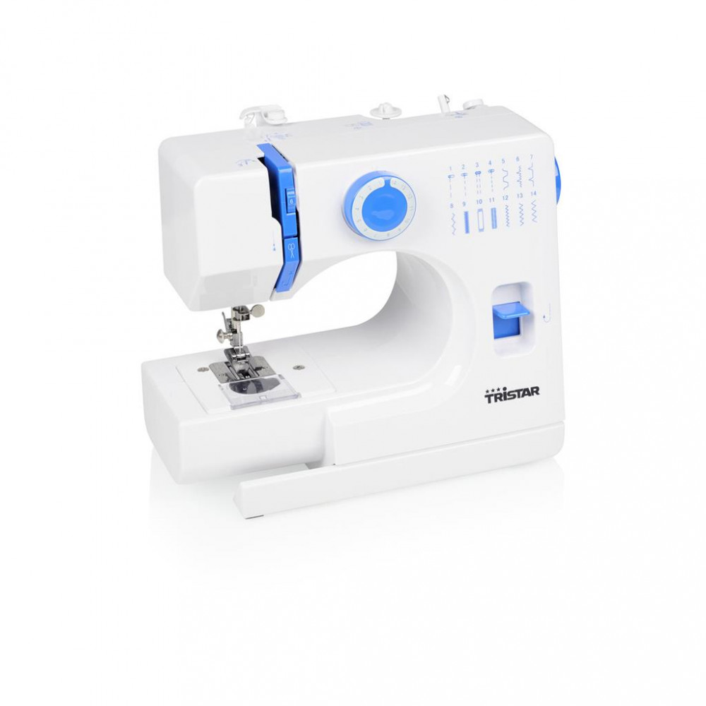 Tristar | Sewing machine | SM-6003 | Number of stitches 14 | Number of buttonholes 1 | White/Blue