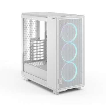 Fractal Design Case | Epoch | White TG RGB Clear Tint | ATX | Power supply included No