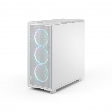 Fractal Design Case | Epoch | White TG RGB Clear Tint | ATX | Power supply included No