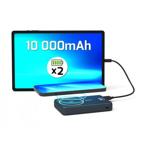 PORT CONNECT Powerbank 10 000 mAh - Wireless Qi2 | PORT CONNECT