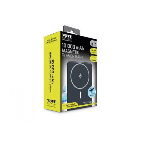 PORT CONNECT Powerbank 10 000 mAh - Wireless Qi2 | PORT CONNECT