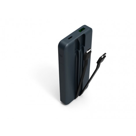 PORT CONNECT Powerbank 10 000 mAh - 2 x Built-in Cable | PORT CONNECT