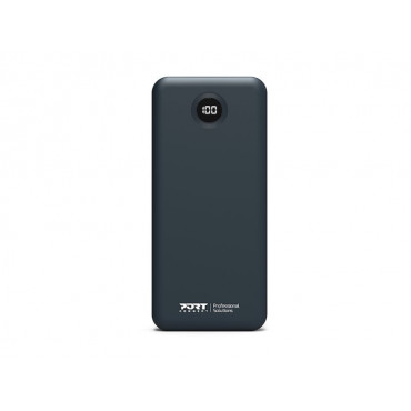 PORT CONNECT Powerbank 10 000 mAh - 2 x Built-in Cable | PORT CONNECT