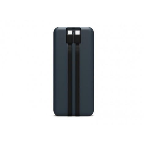 PORT CONNECT Powerbank 10 000 mAh - 2 x Built-in Cable | PORT CONNECT